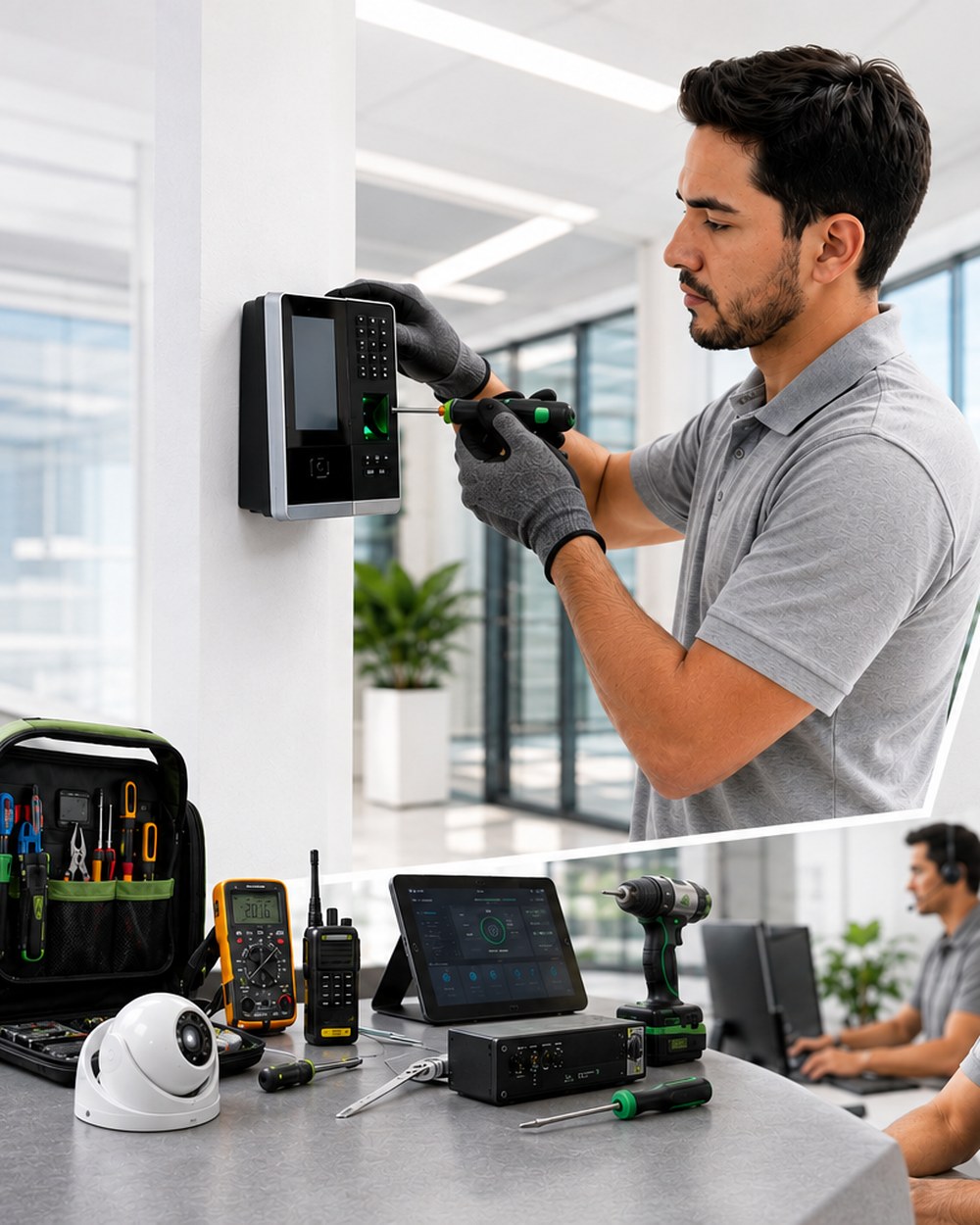 Instalación y mantenimiento de equipos de seguridad electrónica