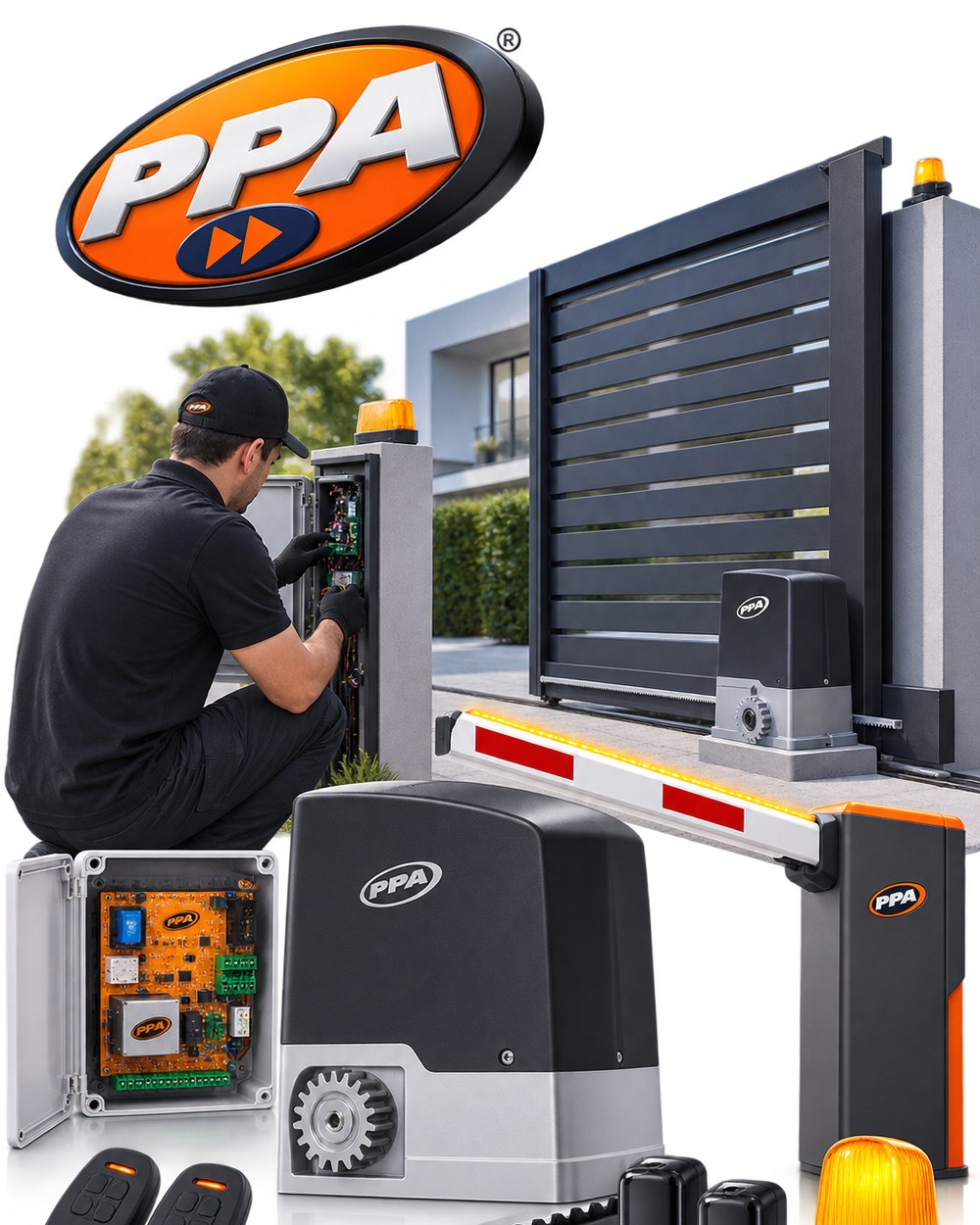 Puertas automáticas PPA y control de acceso vehicular